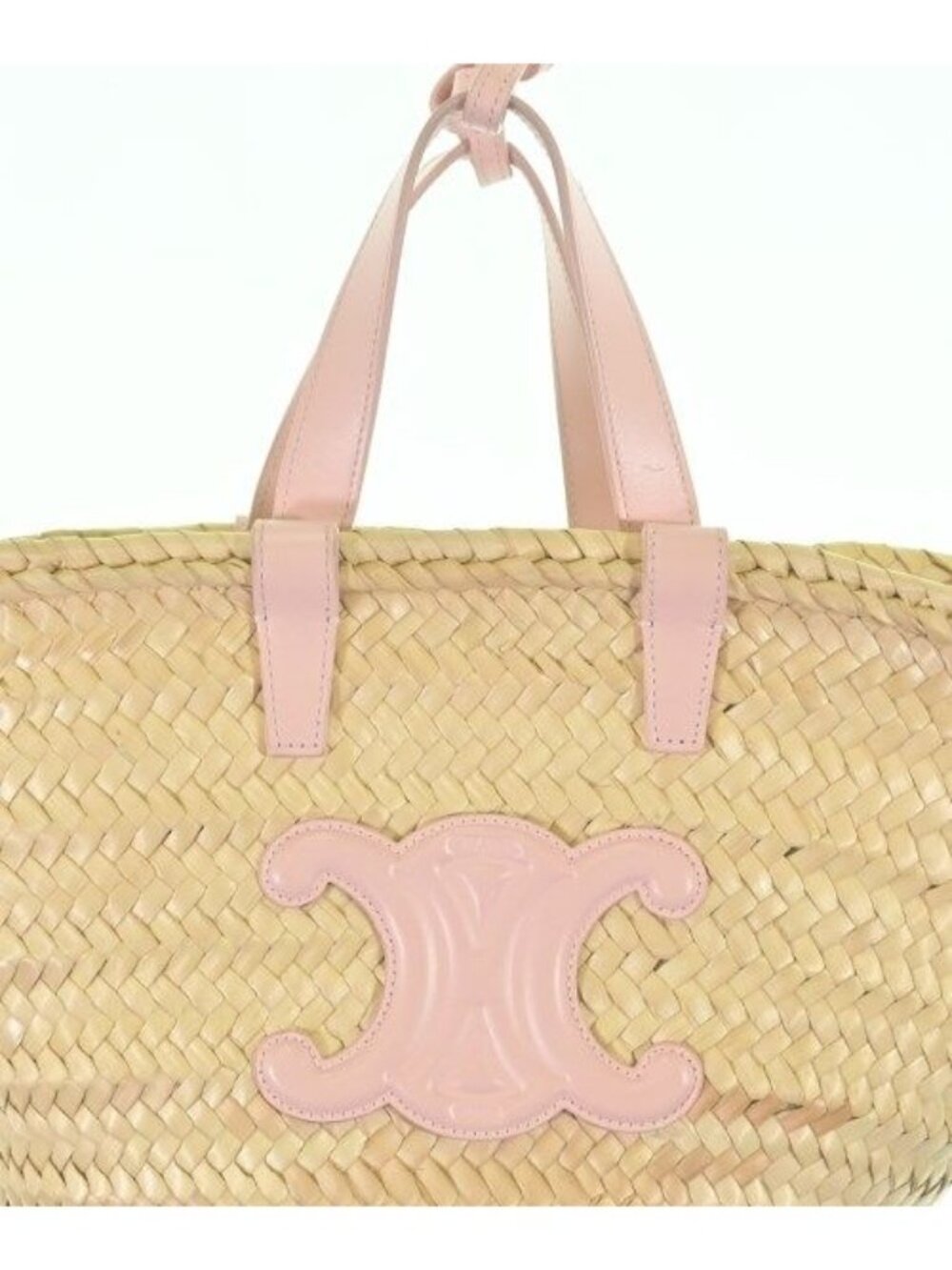 Celine Basket Bag Handbag Beige - Picture 5 of 9